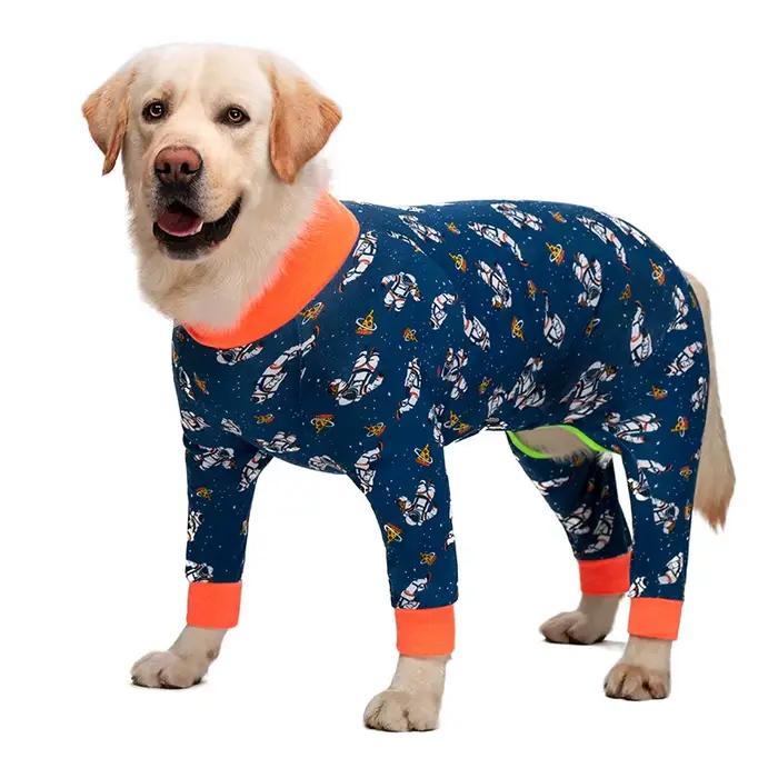 Pyjamas pour chiens, vêtements pour moyens et grands chiens, combinaison pour chiens, doux et confor