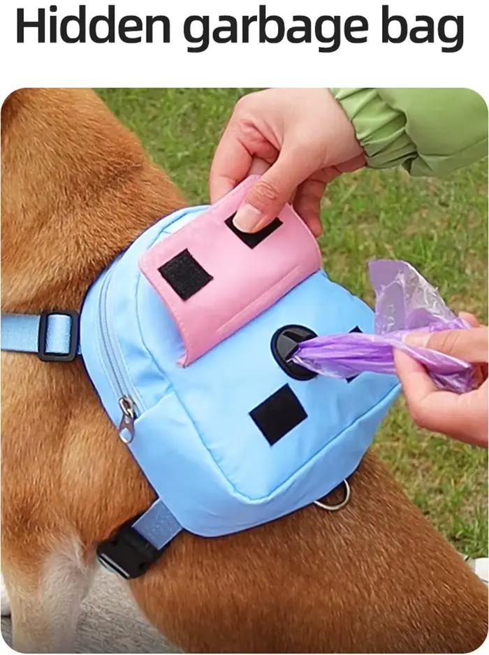 Sac à dos SFP Shiba Inu pour petits chiens, cartable pour animaux de compagnie, grand espace, fourni