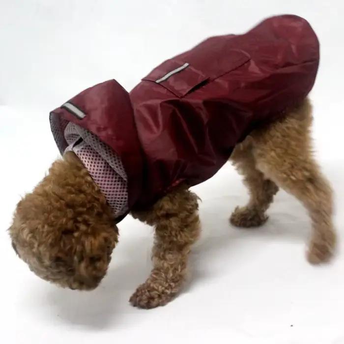 Manteau imperméable réfléchissant pour chien, vêtements imperméables pour petits et grands chiens, m