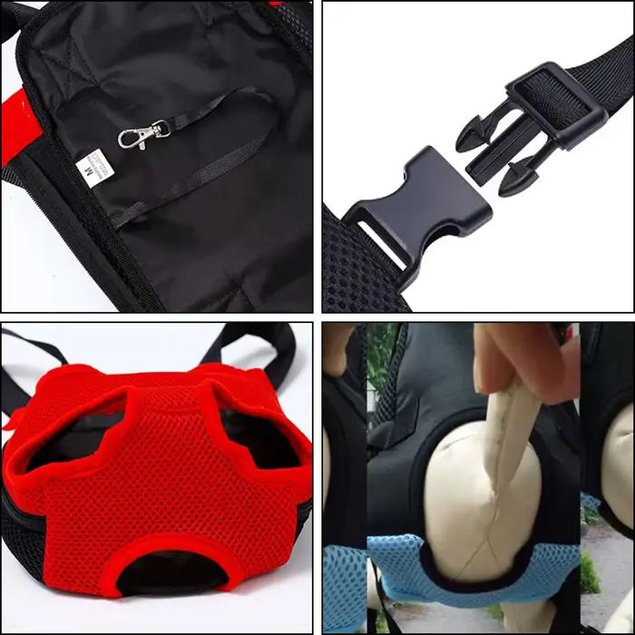 Sac à dos Portable respirant pour chien, sac de transport pour chiots de voyage en plein air pour pe