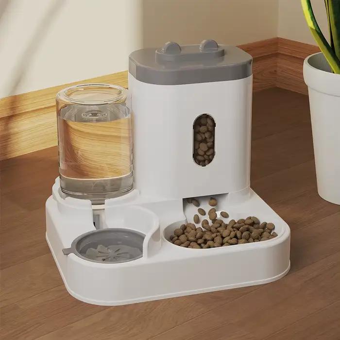 Distributeur automatique de nourriture pour chat et chien, fontaine à eau automatique, grande capaci