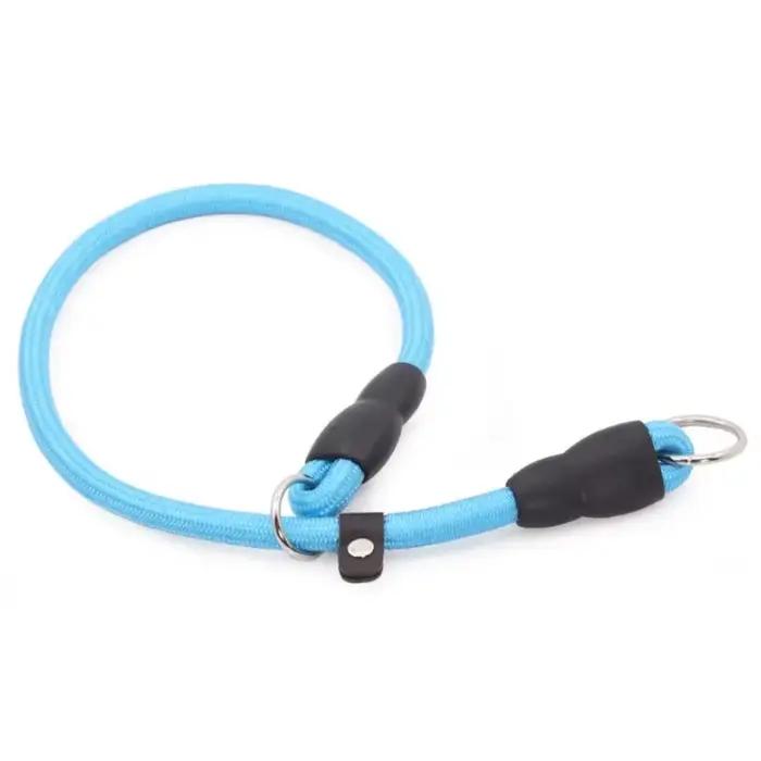 Collier de chien chaîne P pour chien marche collier de chiens réglable corde P colliers pour animaux