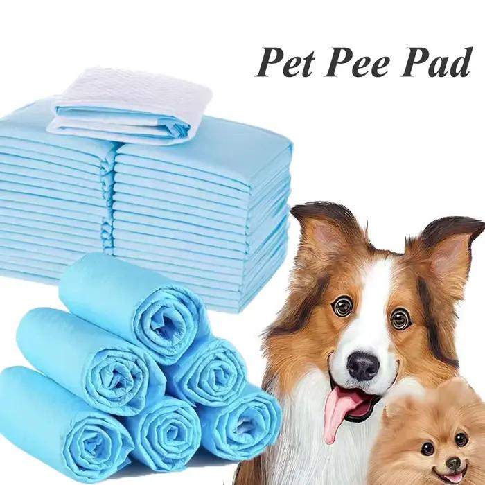Couche-culotte Super absorbante pour animaux de compagnie, coussinets épais pour pipi, tapis jetable