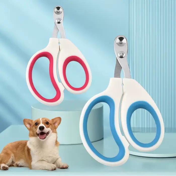 Ciseaux à ongles pour chat à trou circulaire, coupe-ongles professionnel pour chien de compagnie, co