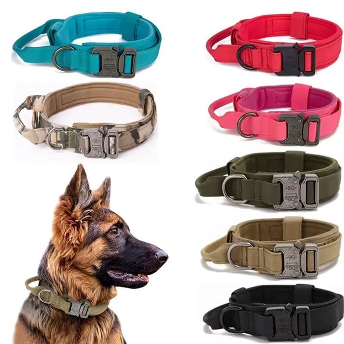 Ensemble de laisse de collier de chien de compagnie matériel en Nylon collier de chien Durable laiss