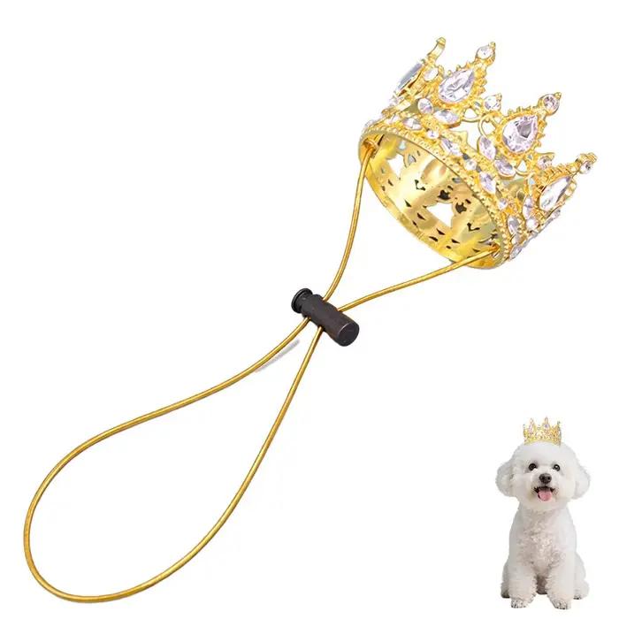 Chapeau Couronne pour Animaux de Compagnie, Décorations de Fête d'Anniversaire pour Animaux, Décorat