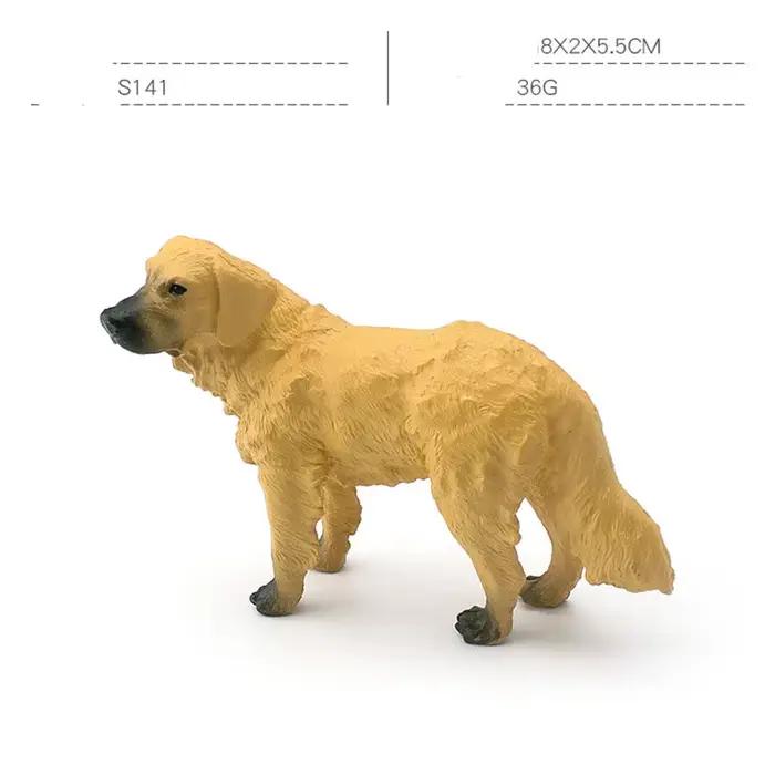 Figurines de chiens mignons en PVC, Mini Cane Corso, Pomeranian, Collie, berger, Pug, Basset Hound, 