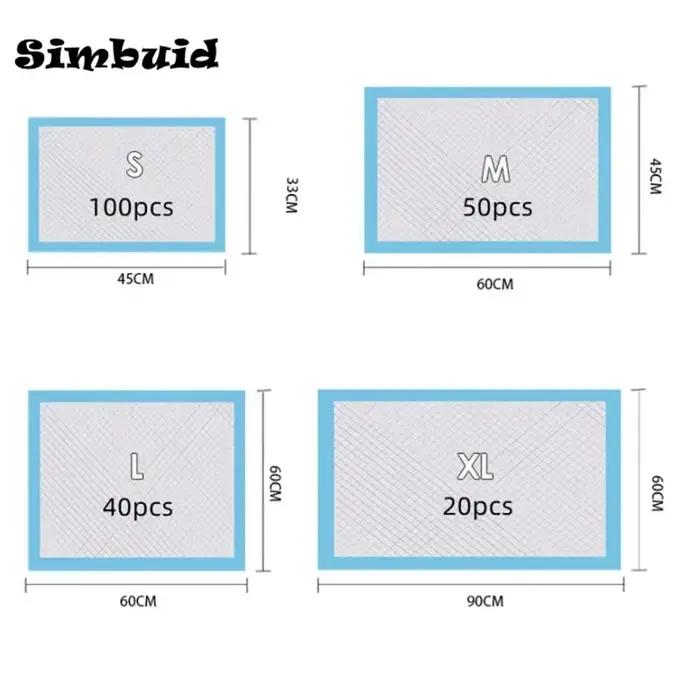 Couche-culotte Super absorbante pour animaux de compagnie, coussinets de pipi d'entraînement pour ch