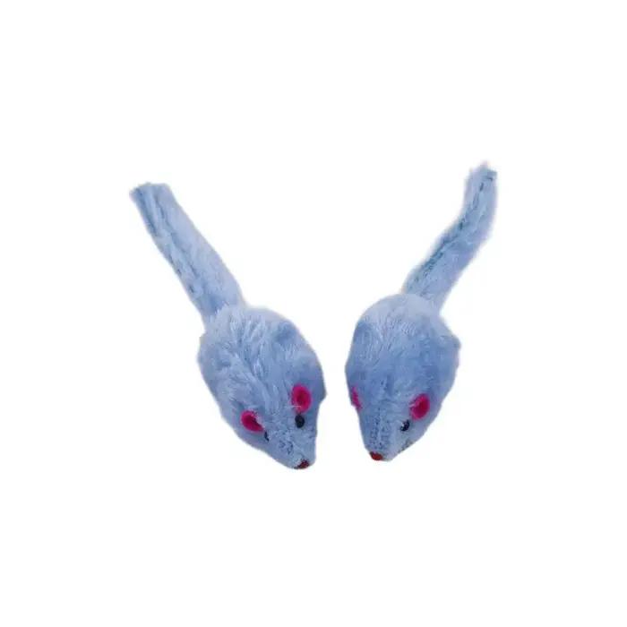 Jouet en peluche pour chat, 5 pièces, souris interactive douce et solide, jouets pour chaton drôle, 