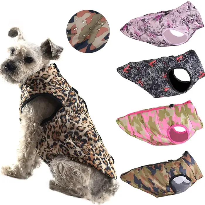 Veste coupe-vent chaude pour animaux de compagnie, manteau imperméable pour petits et moyens chiens,