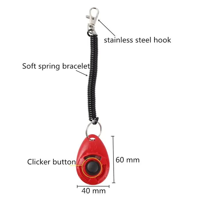 Clicker d'entraînement pour chiens et chats, en plastique, nouveaux chiens, outils d'aide à l'entraî