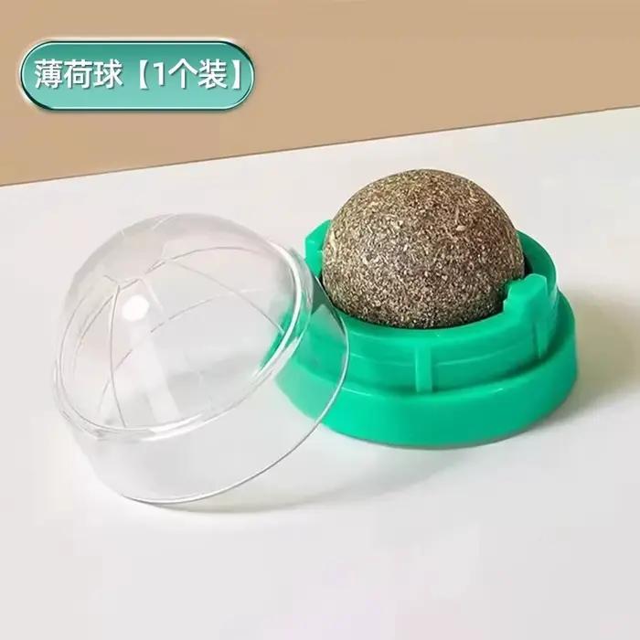 Boule d'herbe à chat, jouet pour chat, fournitures pour chaton d'auto-amusement, bâton de dentition,