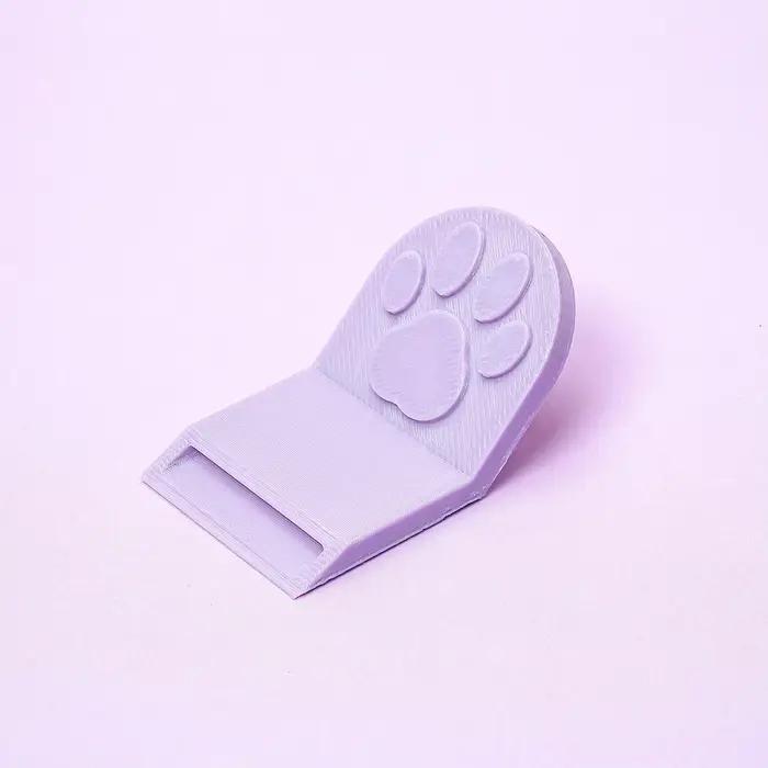 Ouvre-boîte pour nourriture pour animaux de compagnie en forme de patte de chat imprimé en 3D, ouvre