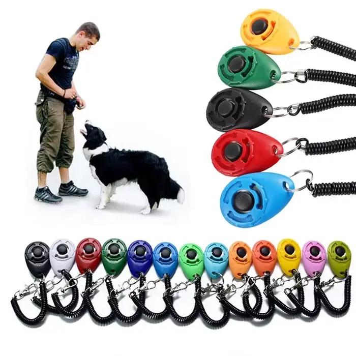 ClUnicef-Entraîneur à Cliquer pour Chien et Chat, Accessoire de Plusieurs Styles, avec Bracelet Régl