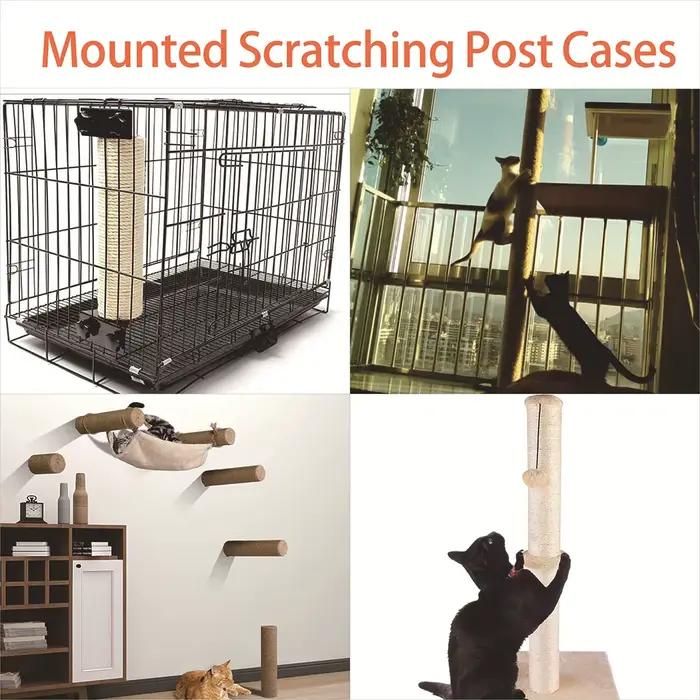 Poste à gratter pour chat, arbre à chat, bricolage, cadre d'escalade, poteau de remplacement, jouet 