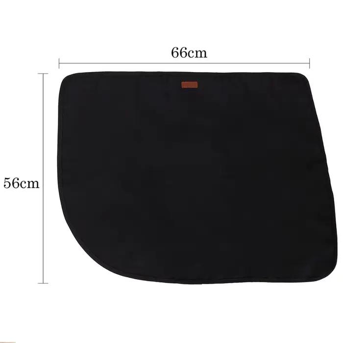 Couverture de porte de voiture pour chien, 2 pièces/paquet, tapis de Protection imperméable en tissu