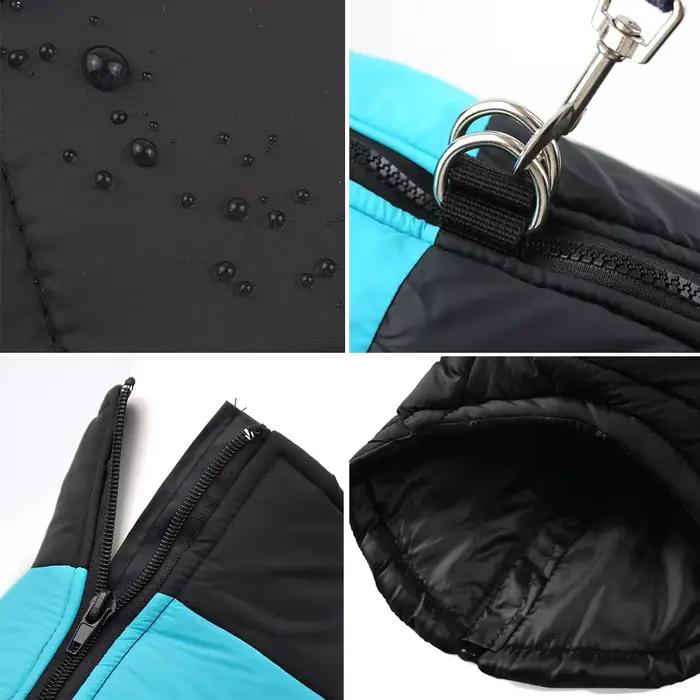 Vêtements d'hiver pour grands chiens, gilet imperméable, veste pour petits chiens et chats, manteau 