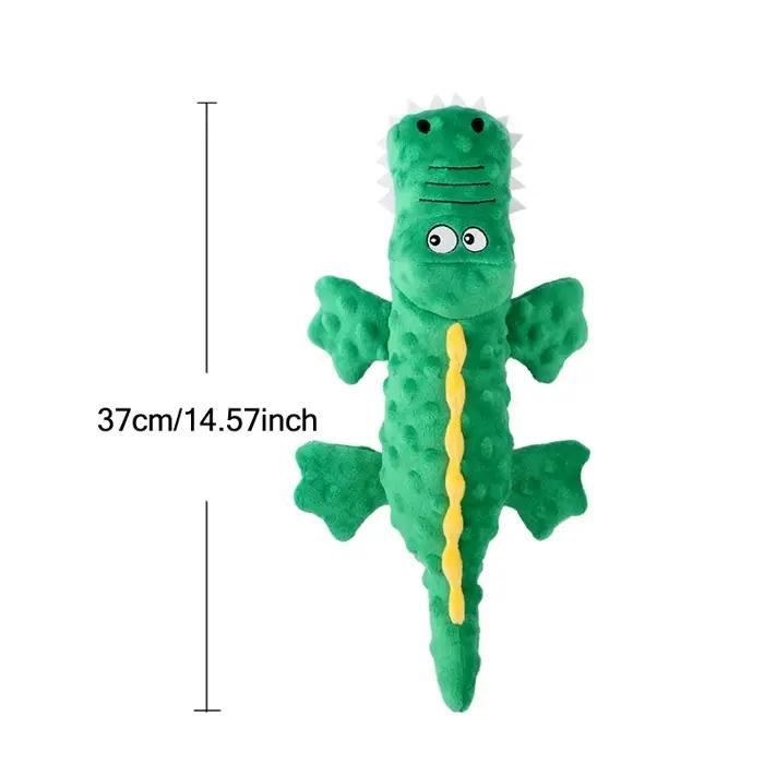 Jouets à mâcher en peluche douce pour chien, Crocodile en peluche pour petits et grands chiens, chat