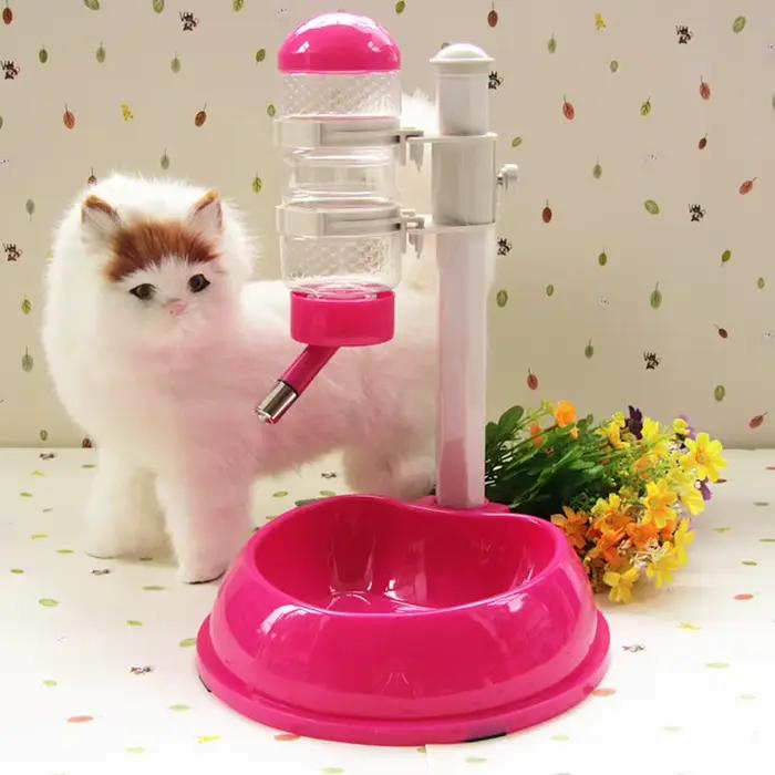 Distributeur d'eau pour animaux de compagnie, chat, chien, support de nourriture, mangeoire pour Ham