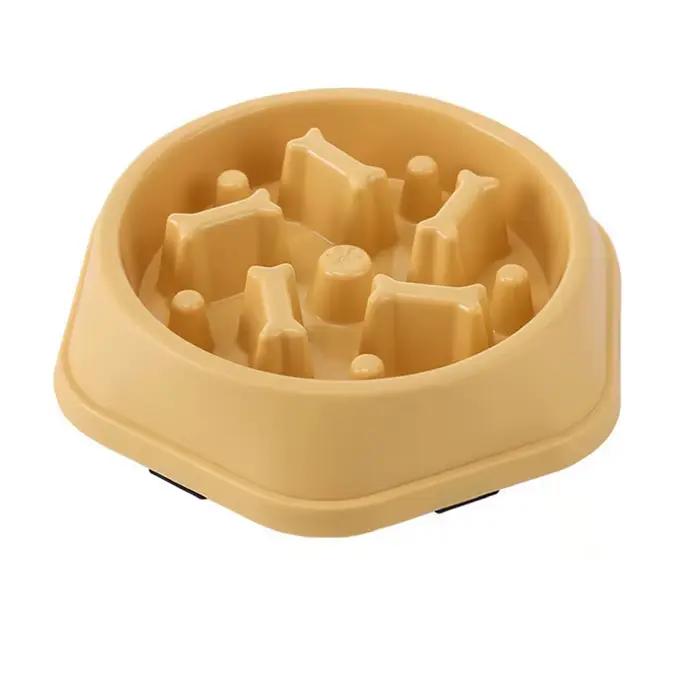 Bols d'alimentation lente pour chats et chiens, nourriture Anti-étouffement pour animaux de compagni