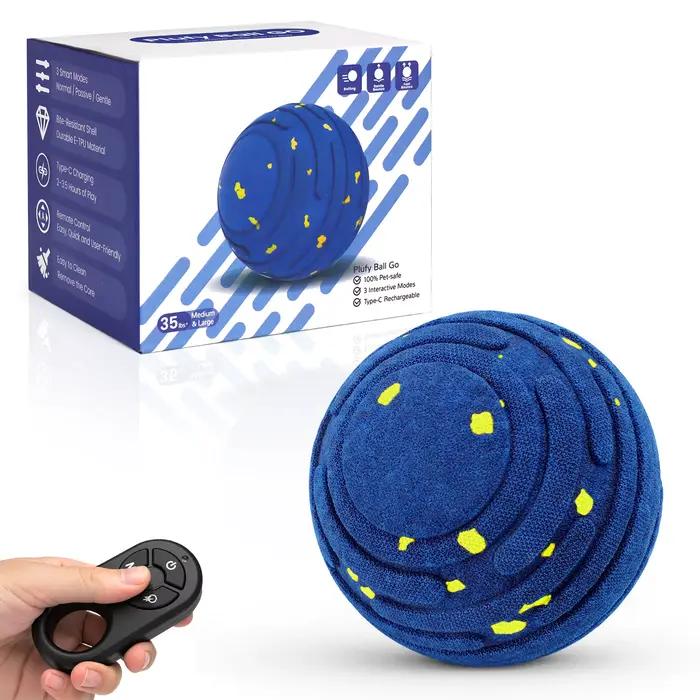 Jouet interactif intelligent pour chien, balle jouet E-TPU indestructible pour mâcheurs agressifs, m