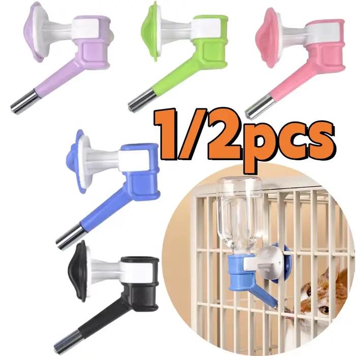 1/2 Pièces Distributeur d'eau suspendu pour animaux de compagnie (chien, chat), Bouteille d'eau, Fon