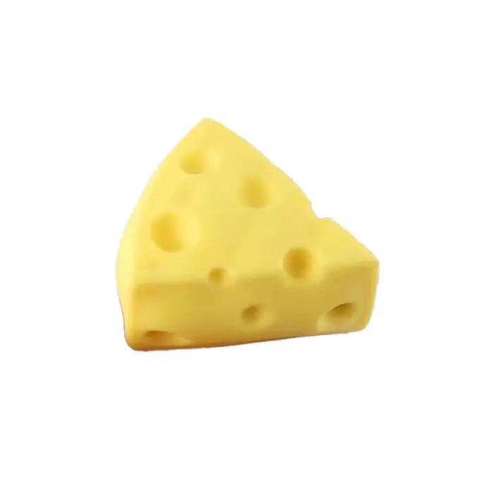 Jouet Squishy en forme de fromage, jouet à presser en forme de fromage, doux, mignon, anti-stress, à