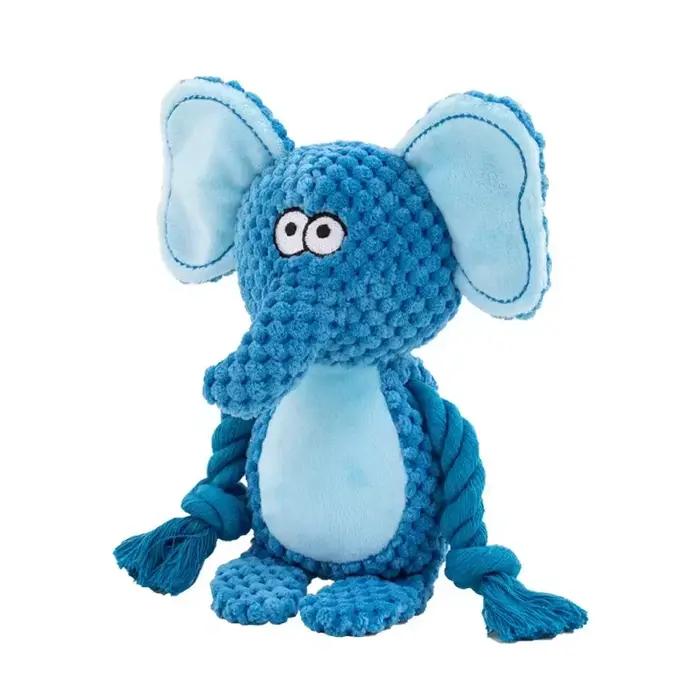 Jouet à mâcher en peluche pour chien, petit, articulé, résistant aux morsures, indestructible, avec 