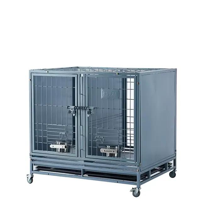 Chenil pour chien solide Golden Retriever, moyen et grand, intérieur et extérieur, Cage d'élevage pl