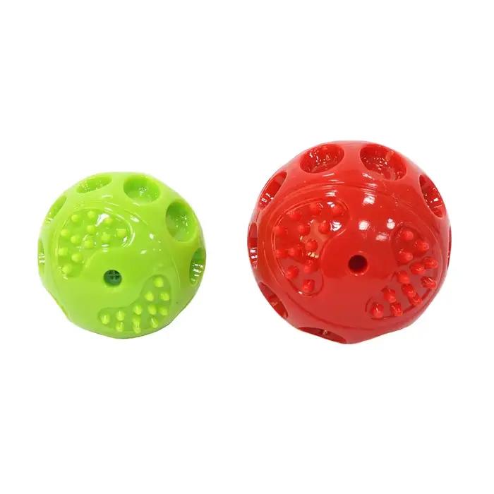 Caiec-Balle rebondisnoyaux grinçante pour chien, jouets durables et flottants, jouets pour animaux d