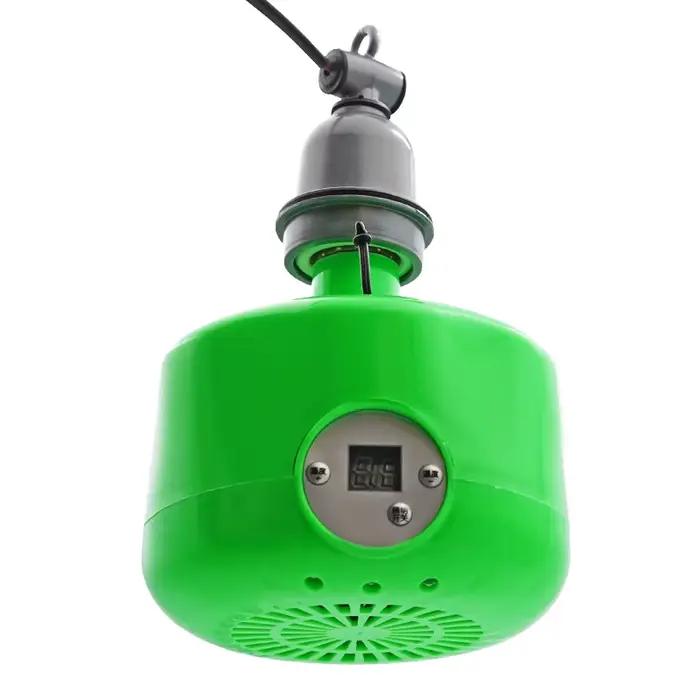 Lampe chauffante pour animaux de compagnie, lumière chaude pour poulet, régulateur de température th