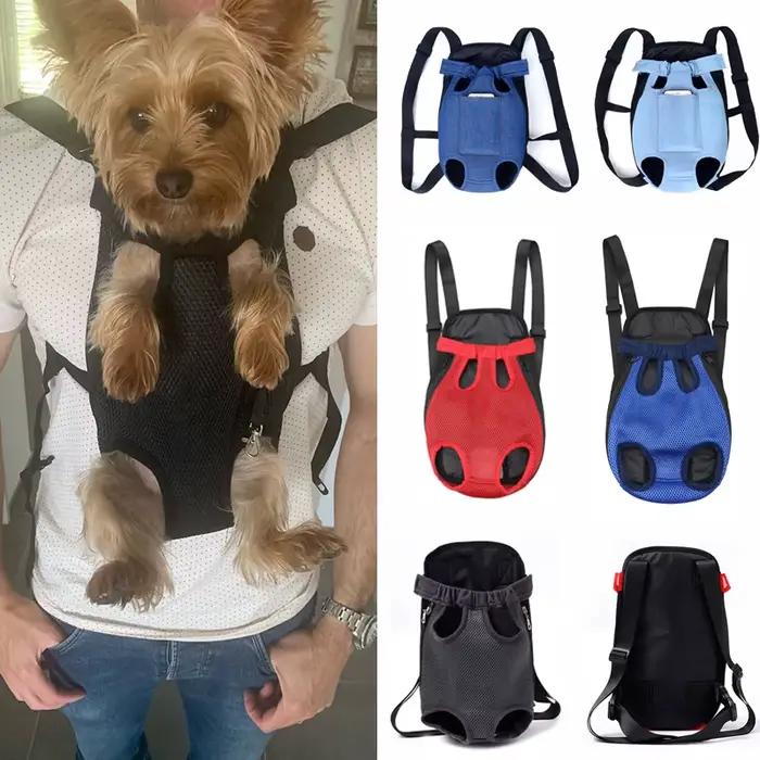 Sac à dos Portable respirant pour chien, sac de transport pour chiots de voyage en plein air pour pe
