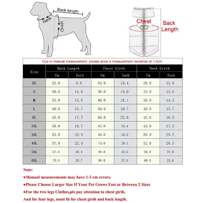 Vêtements d'hiver pour grands chiens, gilet imperméable, veste pour petits chiens et chats, manteau 