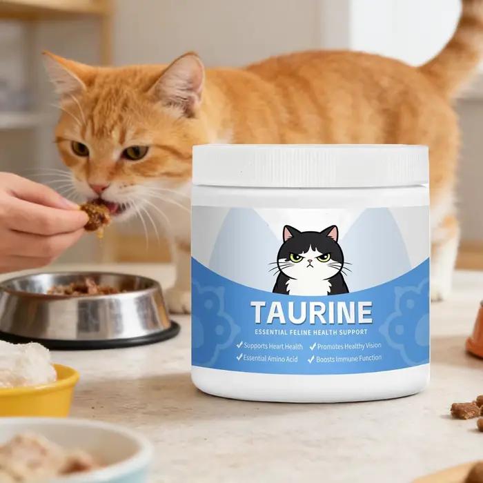 Compléments pour chats : Poudre hydrosoluble pour la santé oculaire et compléments cardiaques à méla
