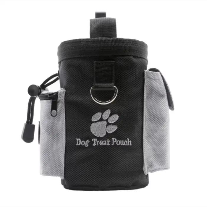 ​ ​ Pochette de friandises d'entraînement pour chien, sac de taille, pochette de collation d'appât p