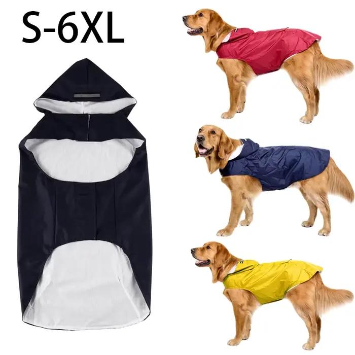 Manteau imperméable réfléchissant pour chien, vêtements imperméables pour petits et grands chiens, m