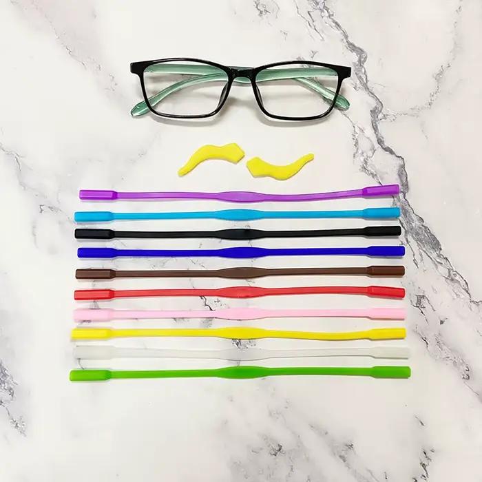 Produits pour animaux de compagnie lunettes antidérapantes sangles de corde lunettes de soleil en Si