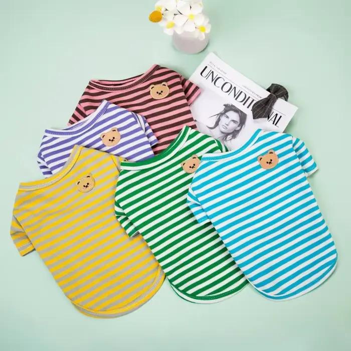 Vêtements d'été pour animaux de compagnie pour petits chiens, chemise à la mode pour chien, imprimé 