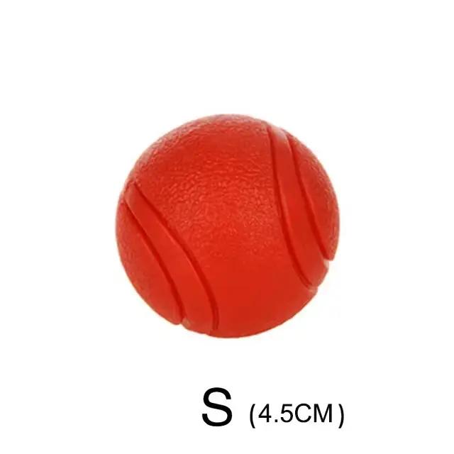Jouet gonflable Durable pour chien, balle en caoutchouc anti-mastication, taille S à L, entraînement