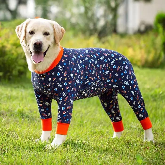 Pyjamas pour chiens, vêtements pour moyens et grands chiens, combinaison pour chiens, doux et confor