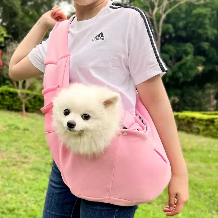 Sac de transport en toile pour petits chiens et chats, convient à PupMED, Teddy, Chihuahua, Sling Pe