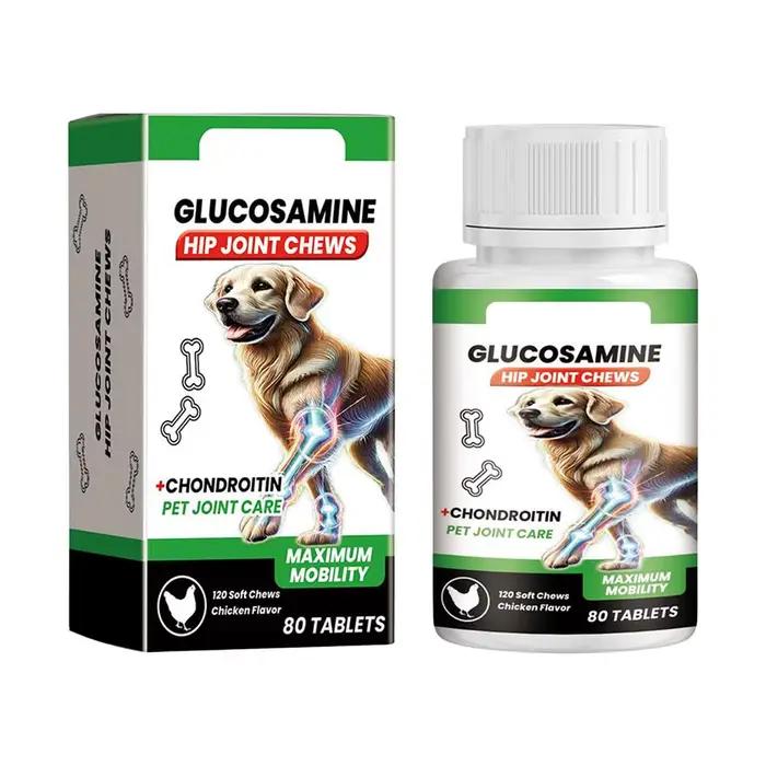 Compléments à mâcher pour chiens à base de glucosamine et chondroïtine – Soutien articulaire et de l