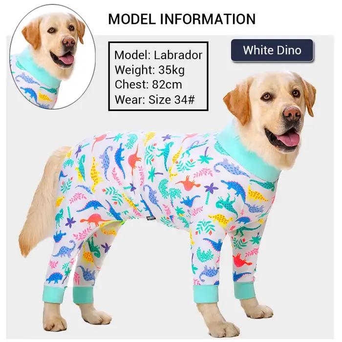 Pyjamas pour chiens, vêtements pour moyens et grands chiens, combinaison pour chiens, doux et confor