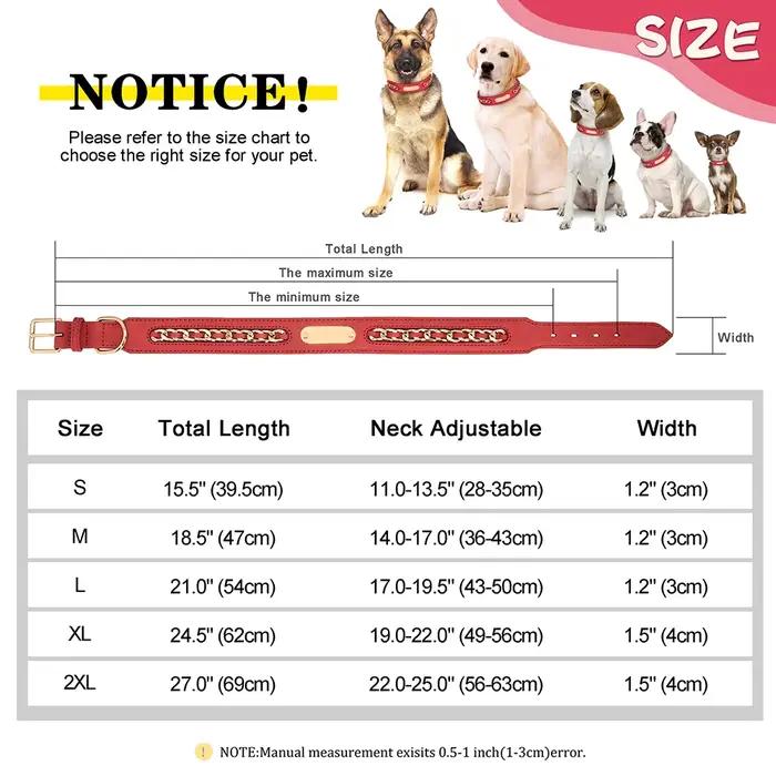 Accessoires de collier de chien en cuir personnalisés, étiquette d'identification personnalisée, col