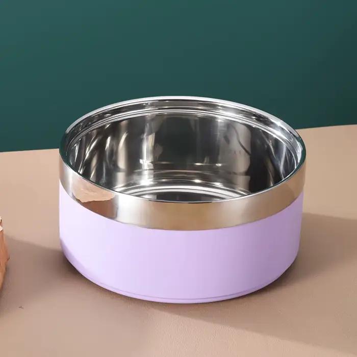Bol pour animaux de compagnie personnalisé avec nom, en acier inoxydable, bols pour nourriture et ea