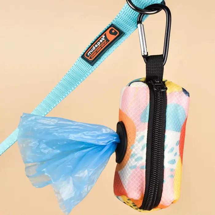 Distributeur de support de sac de merde pour animaux de compagnie, imprimé de styliste abstrait, Des