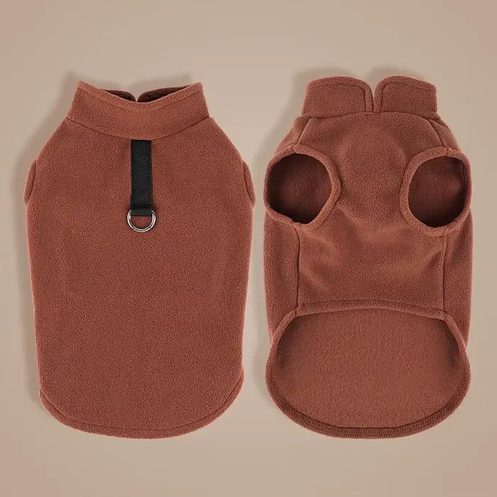 Vêtements doux pour petits chiens, gilet d'hiver pour animaux de compagnie, polaire chaude, vêtement