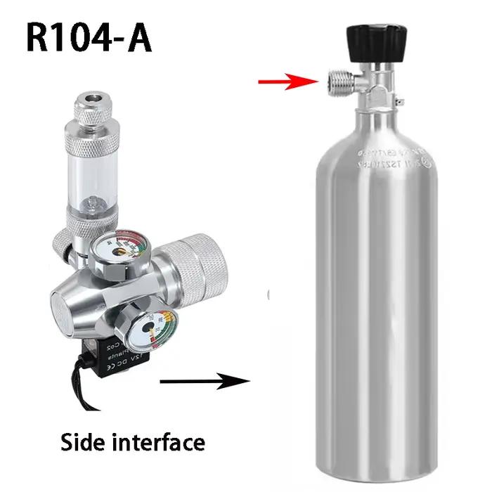 Régulateur de CO2 pour Aquarium AC100-240V, vanne électromagnétique, compteur de bulles, système de 