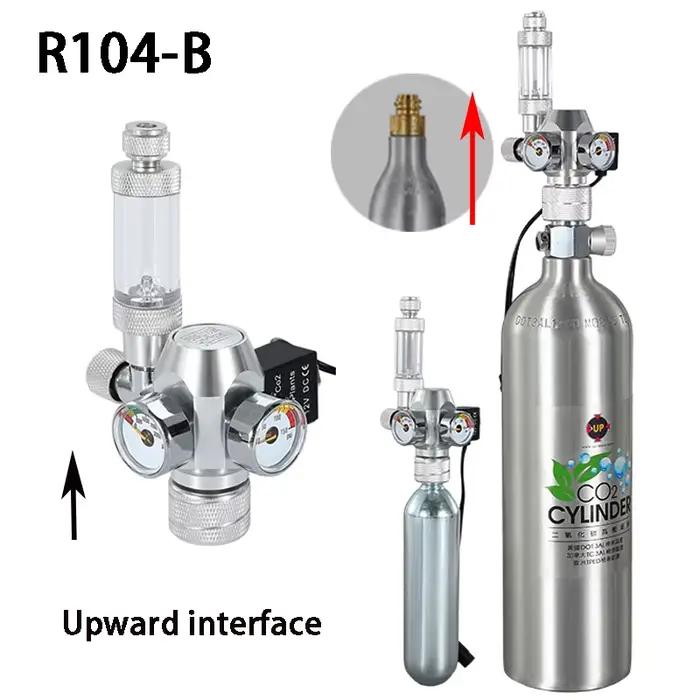 Régulateur de CO2 pour Aquarium AC100-240V, vanne électromagnétique, compteur de bulles, système de 