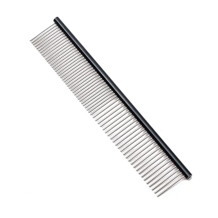 Peigne de toilettage pour chiots, peigne de toilettage en aluminium pour animaux de compagnie, bross